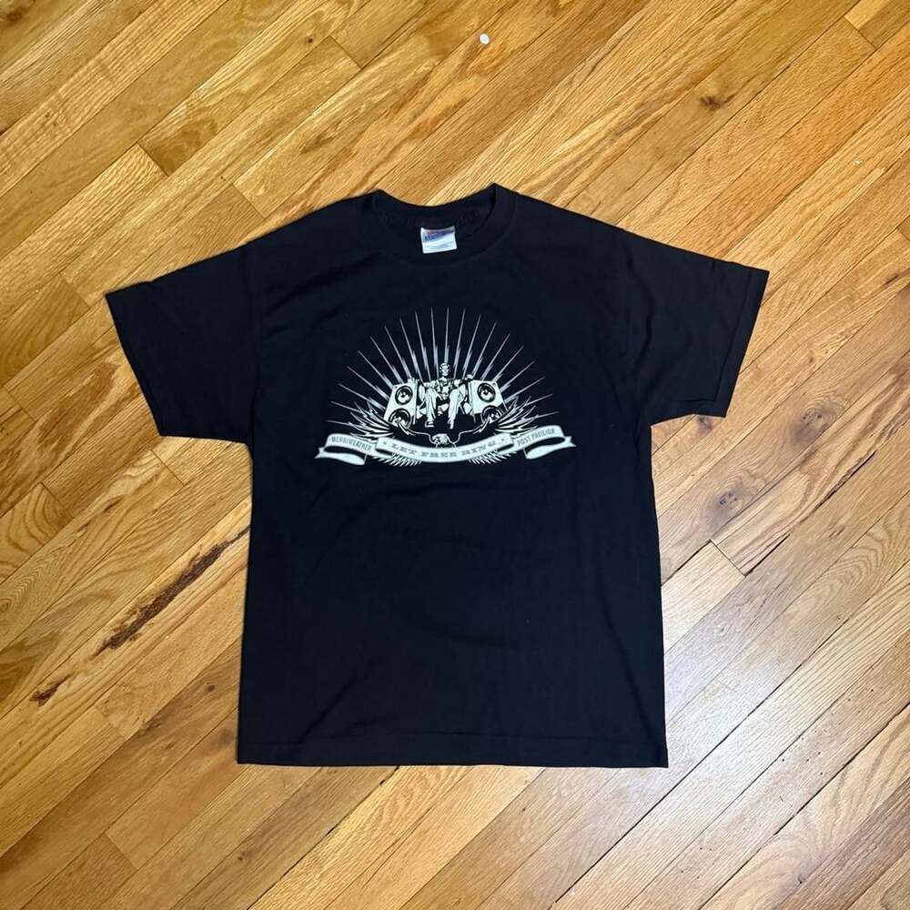 Hanes Virgin Mobile FreeFest Merriweather Concert T-Shirt Size M Black